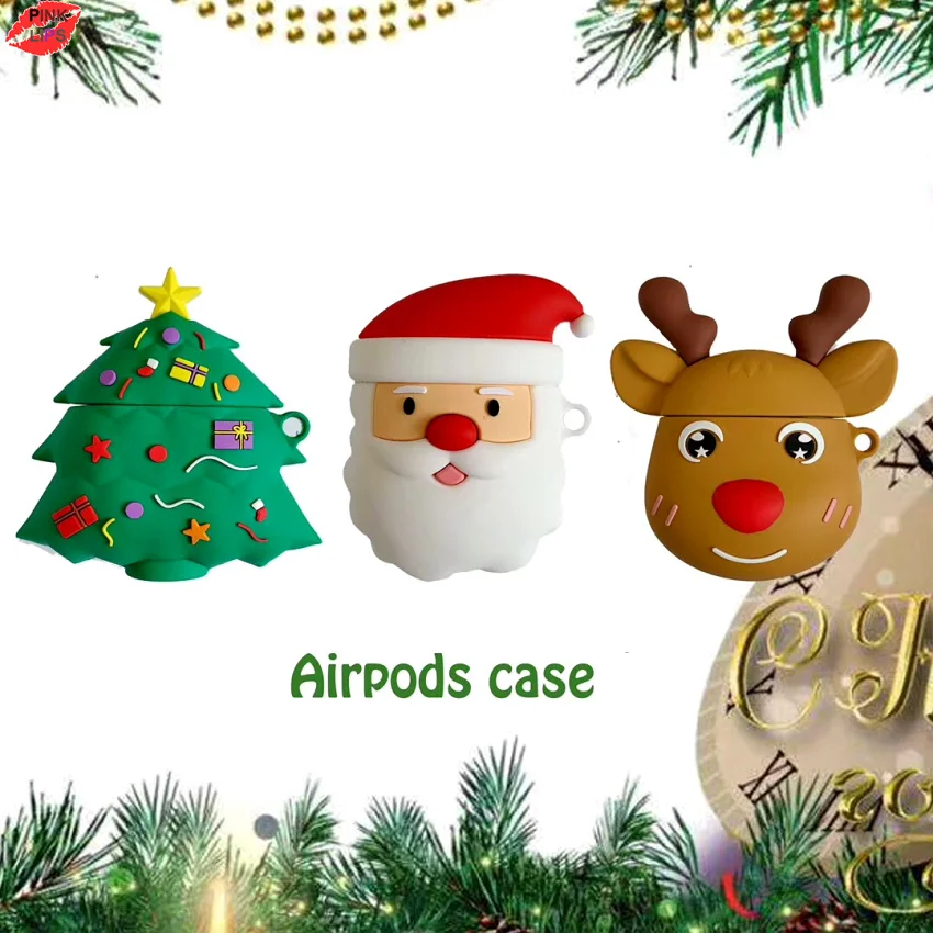 Glitter Christmas Deer Bear Phone Case For iPhone XR 11 Pro XS Max X 8 7 6 6s Plus Dynamic Liquid Quicksand Bling Sequins Cover (1)