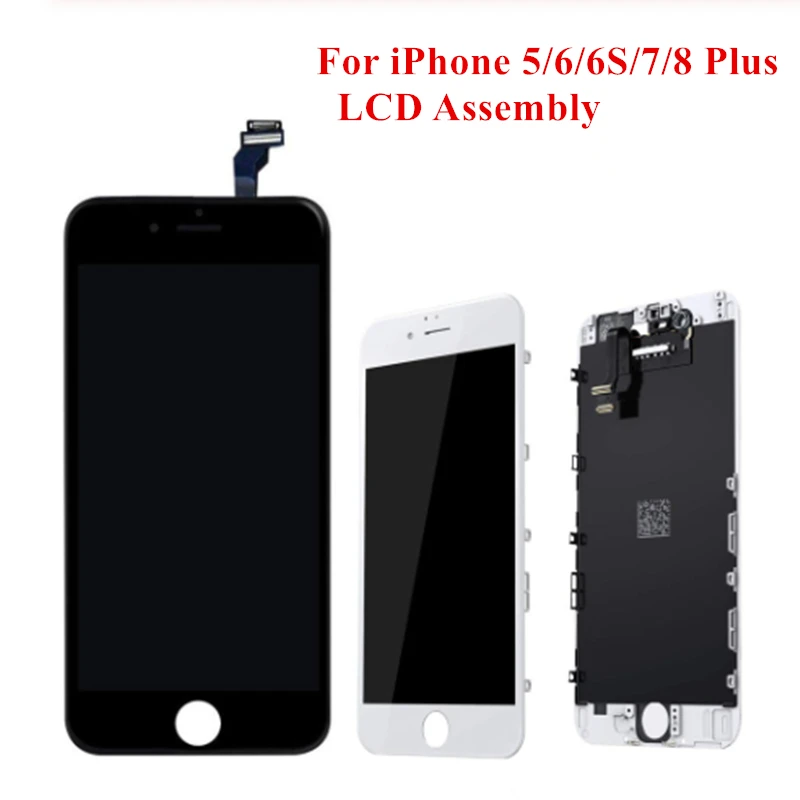 ЖК дисплей с 3D сенсорным экраном и дигитайзером в сборе для iPhone 6 6S 7 8 Plus новинка 5 5c