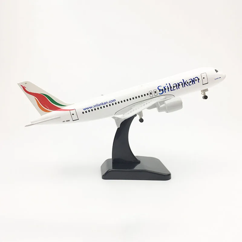 20CM Airbus Boeing B747 B777 A380 A350 Airlines Airplanes Plane Aircraft Alloy Model Toy With Landing Gear Toys F Collections - Цвет: Sri Lanka airline