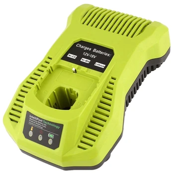 

12V-18V Charger Replacement For Ryobi P117 Rechargeable Battery Pack Power Tool Battery Intelliport Technology(Eu Plug)