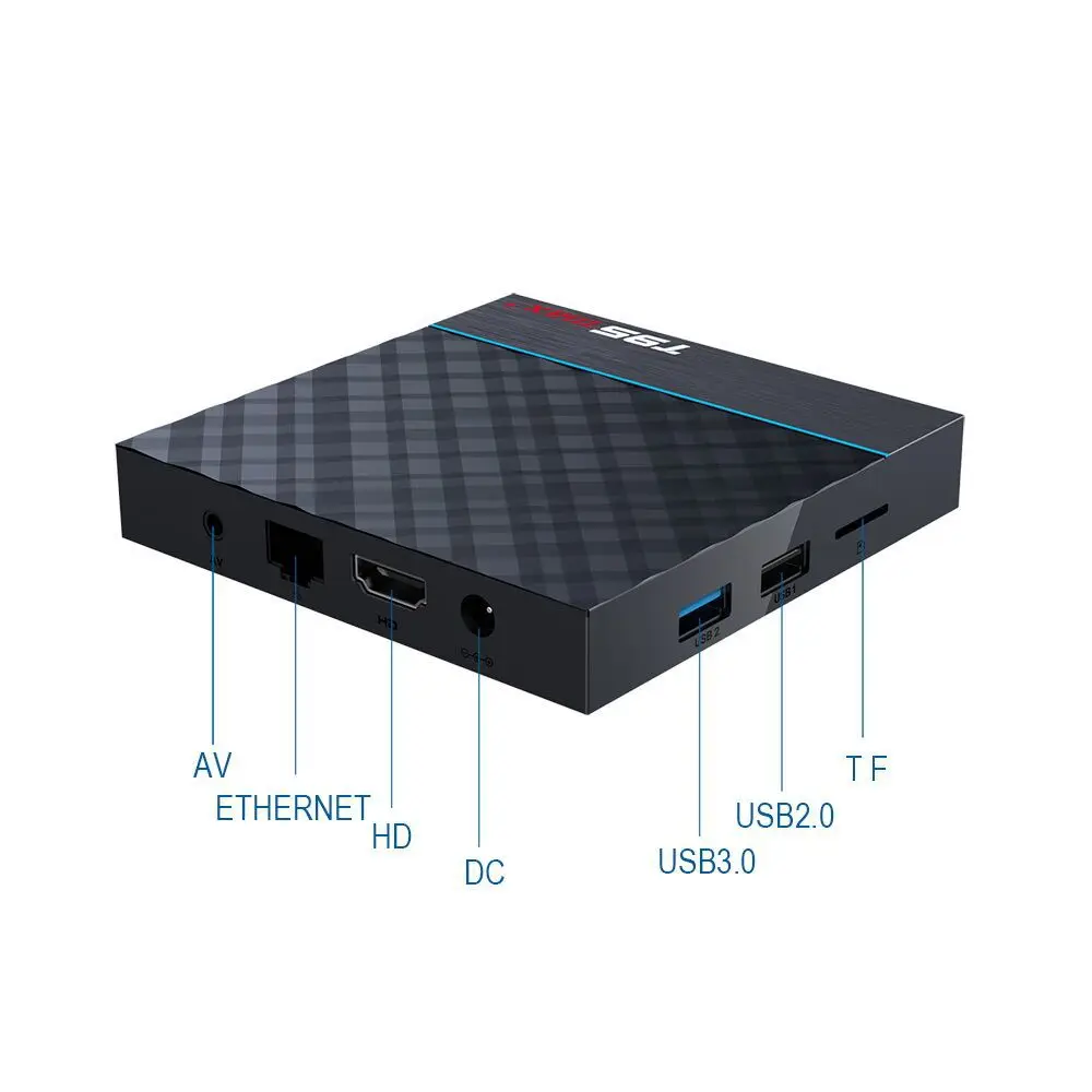 ТВ-приставка MAAT Amlogic S905X3 Smart Android 9,0 4 Гб ОЗУ 32 Гб ПЗУ четырехъядерный 8K двойной Wifi Youtube H.265 HDR ТВ-приставка T95 Max Plus