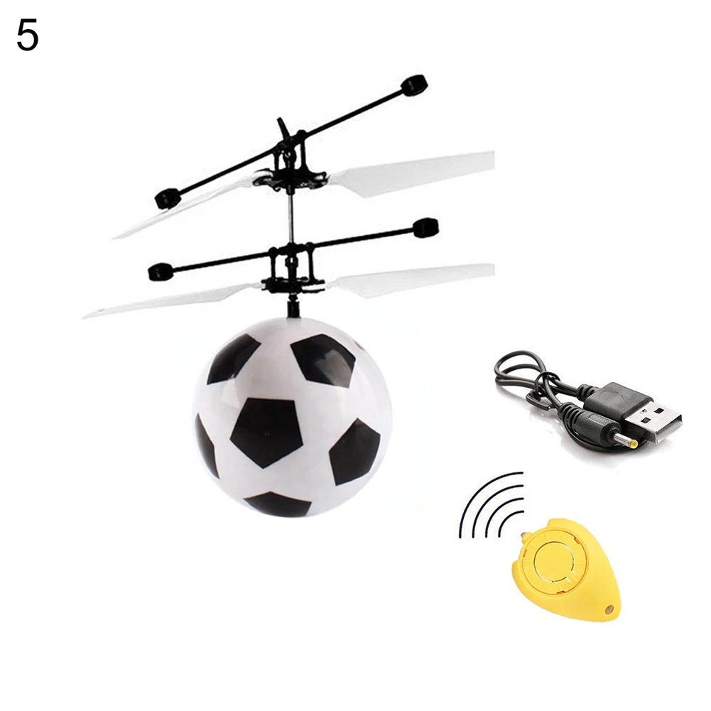 Детский Мини ИК зондирующий Радиоуправляемый вертолет летающий шар игрушки Встроенный светодиодный светильник Экологически чистая игрушка дистанционного управления - Цвет: 5