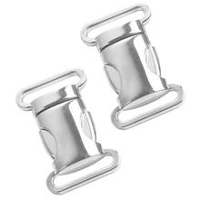 2 шт 20 мм Металлические боковые пряжки для багажа, сумок, одежды, паракордовых браслетов и других предметов