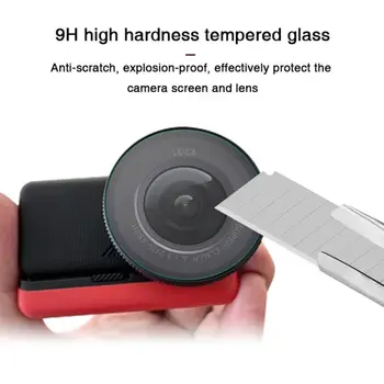 

Design for Insta360 One R Screen Lens Tempered Film 9h High-hardness Tempered Glass Explosion-proof