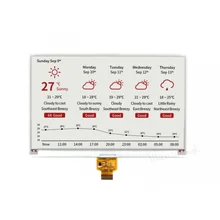 Электронная бумага Waveshare 7 5 дюйма (B) e ink индикатор сырья красный