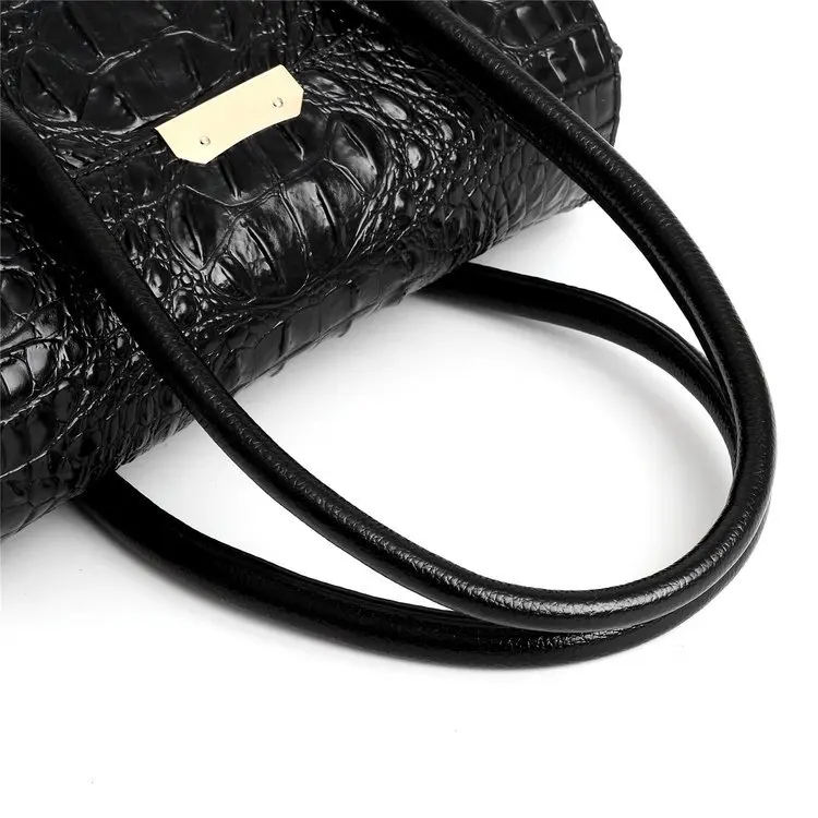 Retro Red Green Leather Womens Alligator Bags Luxury Designer Handbag Brown Black Ladies Large Crocodile Crossbody Bag for Women (12)