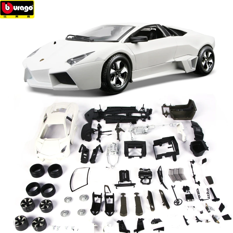 Модель спортивного автомобиля Lamborghini Bbruago 1:24 7 стилей собранная модель из сплава