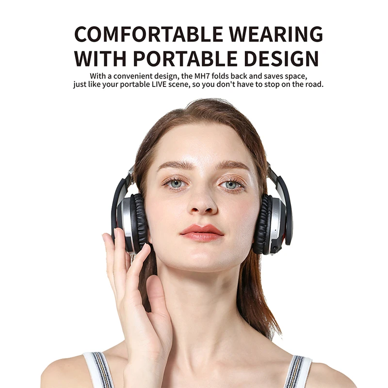 Oppselve Wireless Bluetooth Headphone for iPhone 11 Pro Max X XS MAX Foldable Headset Portable Earphone with Mic for Phone