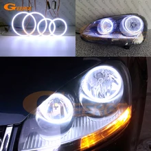 Для VOLKSWAGEN VW golf 5 V mk5 2004 2005 2006 2007 2008 2009 галогенные фары ультра яркое освещение COB комплект светодиодов «глаза ангела»