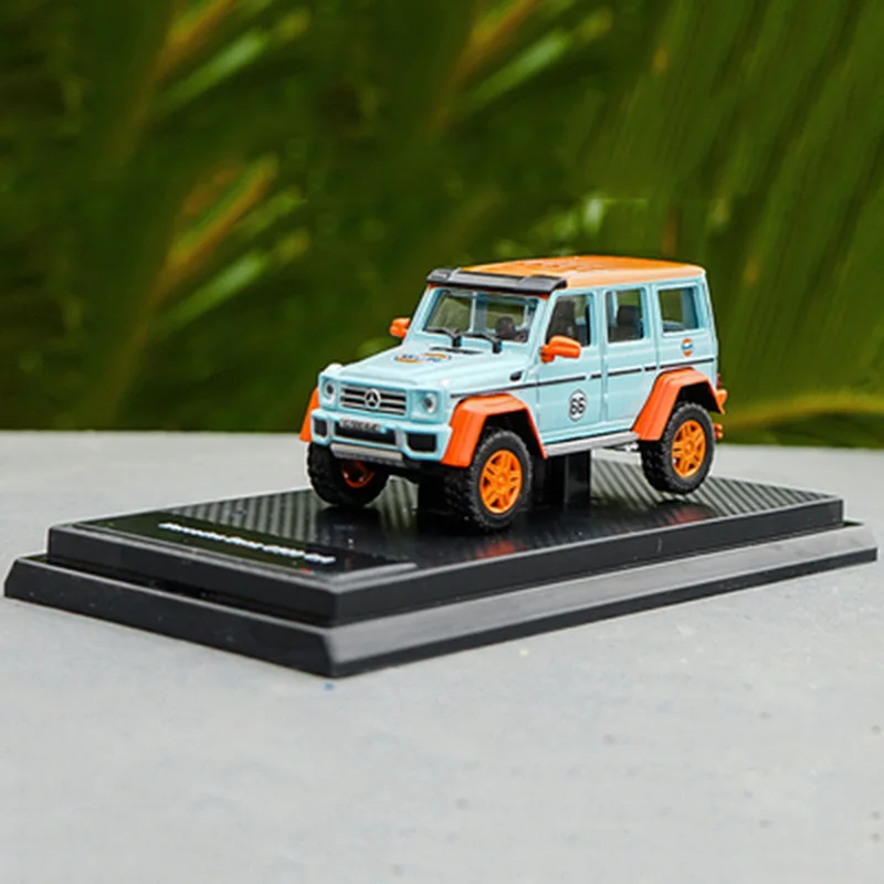 1/64 scle alloy car model G63 6X6 G500 4X4 G-class pickup truck Diecast metal vehicle toy collection children kids traffic gifts