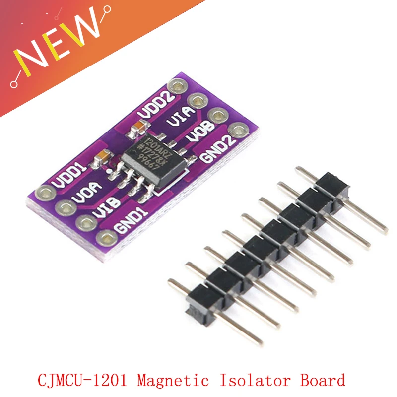 

5Pcs Magnetic Isolator Board Module Replace Optocouplers CJMCU-1201 ADUM1201 ADUM1201ARZ SOIC 8 Isolator SPI Interface