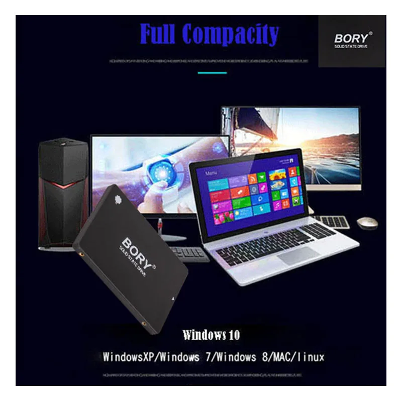 Bory 2 5 SATA3 игра SSD 128 ГБ 256 512 Диск Внутренний твердотельный накопитель|Внутренние