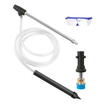 

BMBY-Pressure Washer Sandblasting Device Kit with 0.8 Inch Wand, Wet Sand Blaster Kit with 1/4 Inch Quick Connector, Compatible