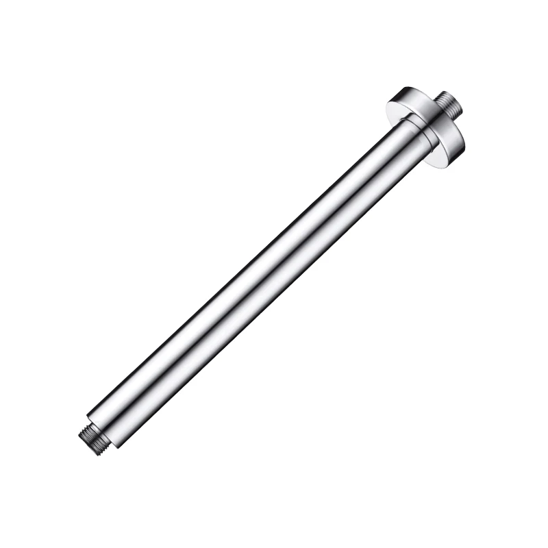 Overhead Shower Arm Head Shower Chrome Plated Big Square Round SUS304 Stainless Steel Modern Indoor Outdoor