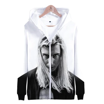 

Rock Rapper GHOSTEMANE 2019 NEW Album HUMAN ERR0R 3D print Zipper hooded sweatshirt Men/Women Casual Zipper clothes