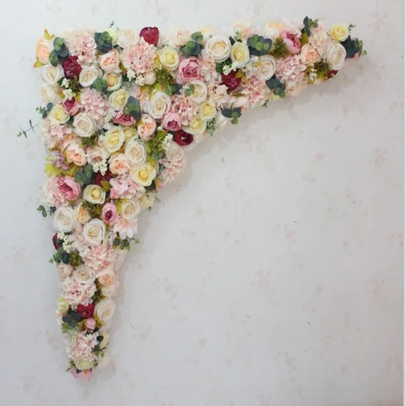 

1.2mx1.2m Big Flower Wall Wedding Flower Wall Backdrop Conner Decoration European Style Outdoor Wedding Party Supplies