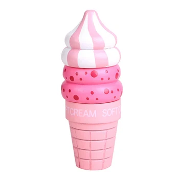 

DIY Skills Development Safety Cute Kids Kitchen Toys Food Magnetic Connected Pretend Play Colorful Wooden Early Education Gifts