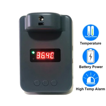 

Forehead/ Palm Infrared Thermal Temperature Measurement Wall Mount Smart Sensor High Fever Alarm Automatic Temperature Detector