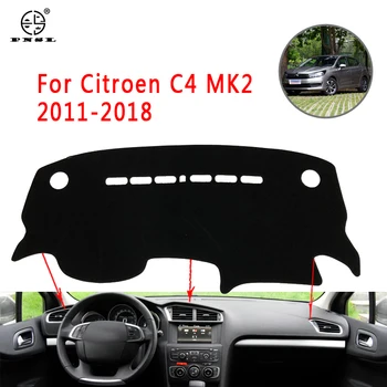 

PNSL Car Dashboard Cover Dash Mat Dash Pad Carpet For Citroen C4 MK2 2011-2018 Sun protection anti - slip anti - uv