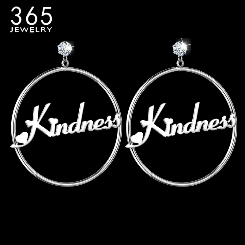 Pendientes con nombre personalizado para mujer, placa con nombre de circonia cúbica personalizada, regalo de joyería con letras de acero inoxidable redondas, 1 par