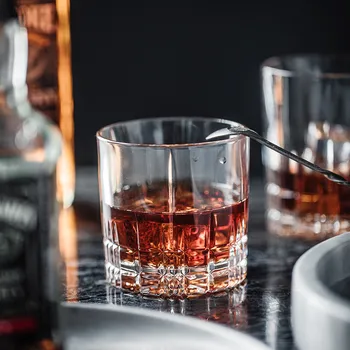 

Whisky Crystal Glass Drinking & Gold Edge Champagne Cup Cocktail Glasses Originality Wedding Gift Eco-Friendly Transparent Color