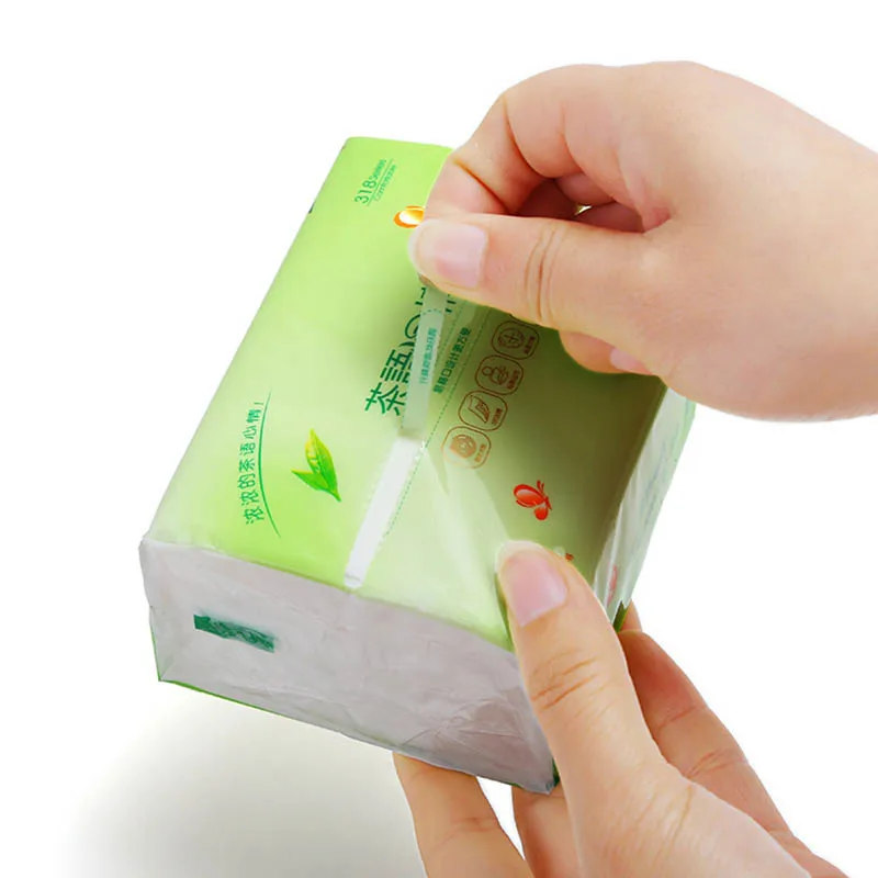6 Packs 3 Layers Of Paper Drawing Log Face Towel Original Wood Pulp Flexible And Chip Free Paper Drawing Household Napkin