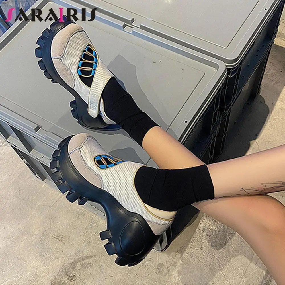 

2021 New Mary Janes women's Pumps Platform Chunky Heels Breathable Shallow Street Shoes College Style Casual Street Girls Pumps