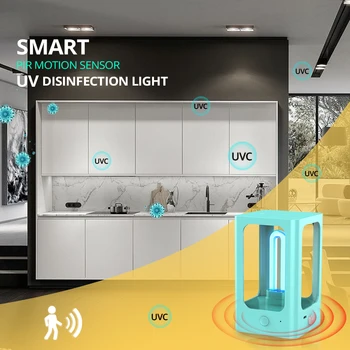 

USB Portable Ultraviolet Lamp Quartz Chargable Bactericidal Lamp Germicidal Disinfect UV Lamp Sterilize Deodorization Clean Air