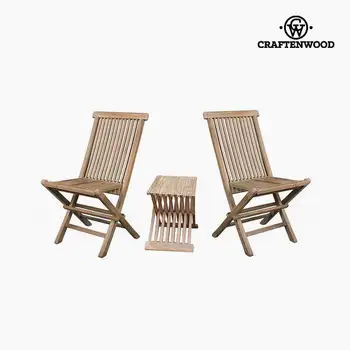 

Table set with 2 chairs Teak (3 pcs) by Craftenwood