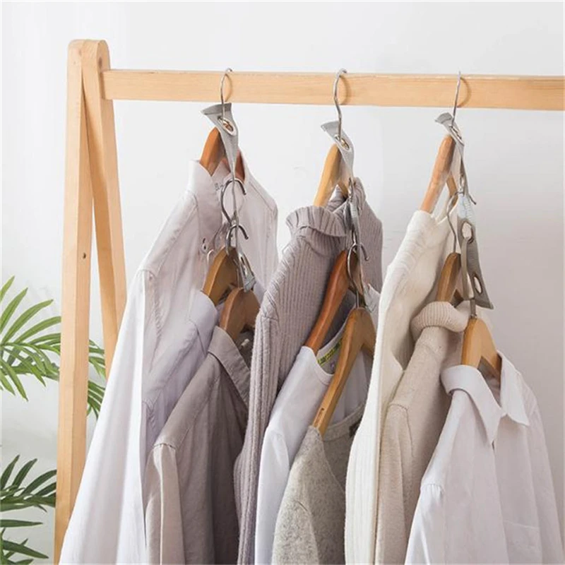 Closet Hanger Wonder Space Save Magic Extension Connection Clothing Rack Band Durable practical  Portable Simple  Portable 