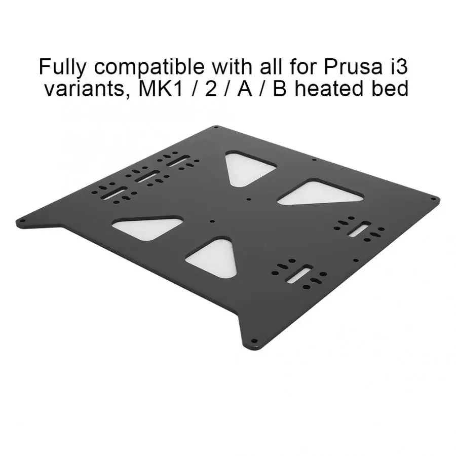 3d принтер аксессуары DIY V2 Горячая кровать опорная пластина черный для Prusa i3 RepRap 3d принтер