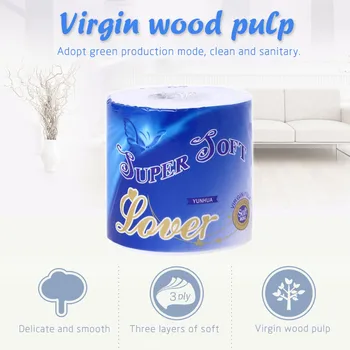 

10 Rolls Paper Towels Napkin Hollow Replacement Roll Paper Tissue Print Interesting White Toilet Paper Table Kitchen Paper Towel
