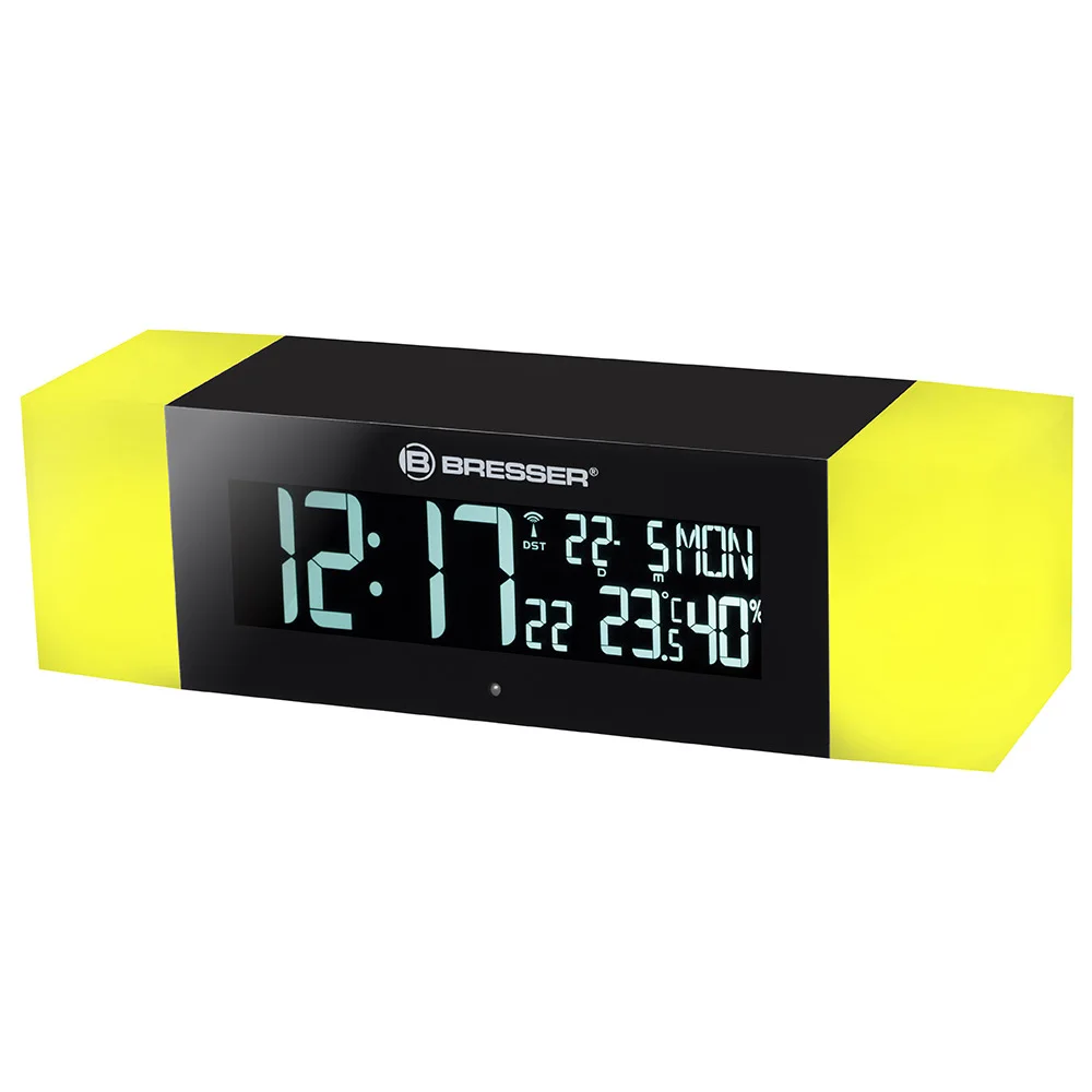 Радио с будильником и термометром Bresser MyTime Sunrise Bluetooth, черное