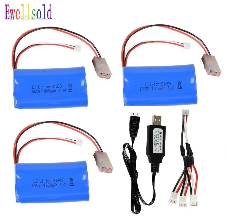 7,4 v 1800 mah li-po батареи для henglong 3818 3819 3838 3839 3869 3879 3888 3889 3899 3898 3909 1:16 RC батальон Танк 7,4 v 1800 мА-ч - Цвет: Тёмно-синий