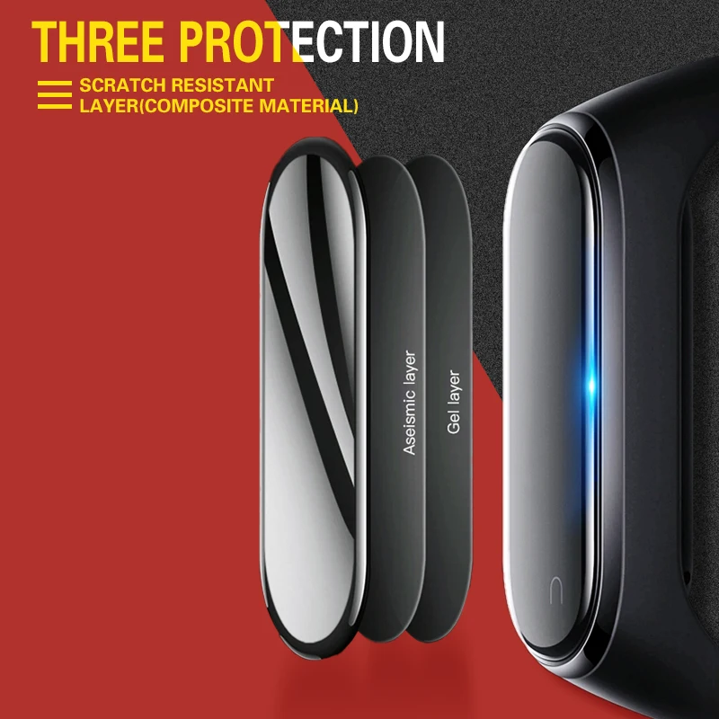 Film For Xiaomi Mi Band 4 protector soft glass For miband 4 Film Full Cover Screen Protection Case Protective Smart Accessories Film For Xiaomi Mi Band 4 protector soft glass For miband 4 Film Full Cover Screen Protection Case Protective Smart Accessories