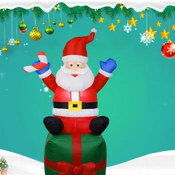 

Christmas Festival Garden Inflatable Garden Indoor Outdoor Inflatable Santa Christmas Decorations For Home Navidad @47