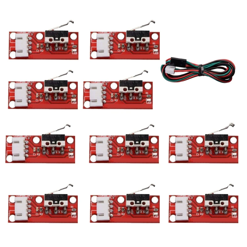 10 x Mechanical Endstop Limit Switch End Stop with 22AWG Cable for RAMPS 1.4 3D Print | Компьютеры и офис