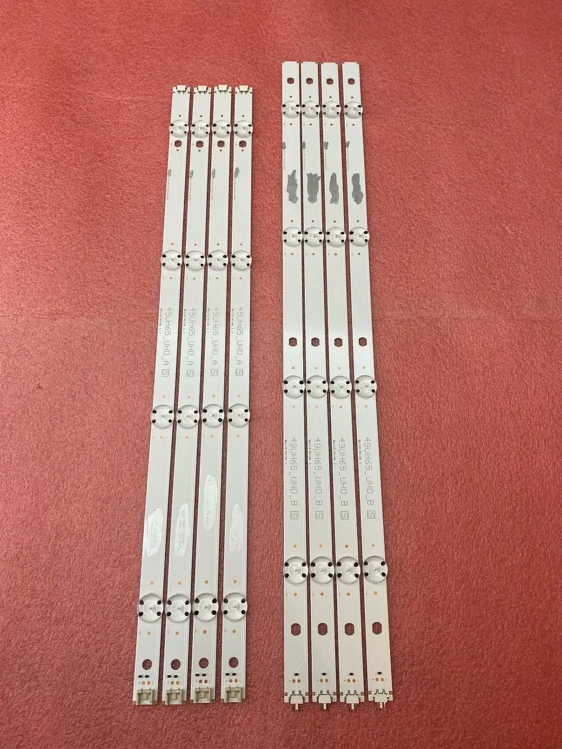 New 8 PCS/set LED backlight strip for LG 49UH652V 49UH650V 49UH65_UHD_B A SSC_49inch_UHD_A B EAV63452401 HC490DGN-ABRC1-214X | Электроника