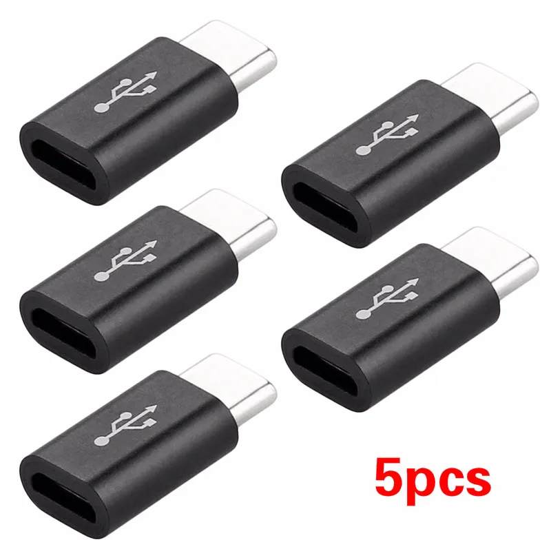 Адаптер Micro Usb Type-c для зарядного устройства Samsung Galaxy S8 S9 Plus Note 8 9 5 шт. | Мобильные