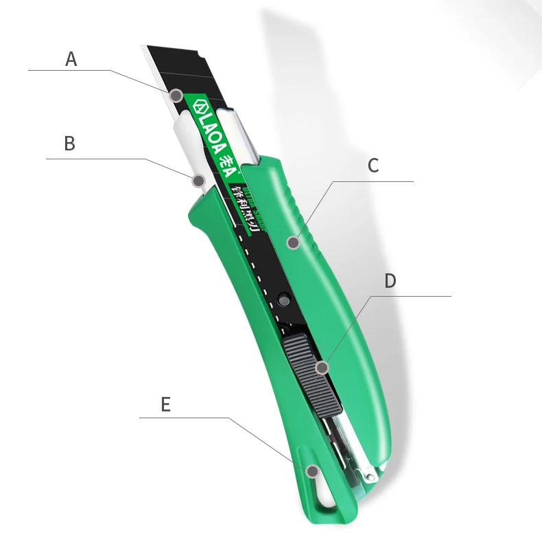 LAOA нож из цинкового сплава нож для резки обоев Держатель ножей ручной резак ручной инструмент режущие инструменты Промышленное использование