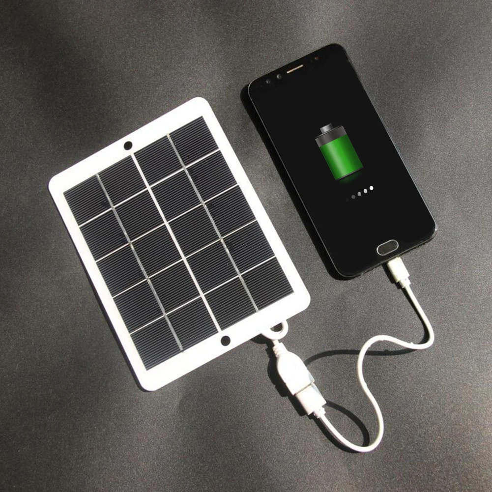 3W5VUSBSolarPanelforMobilePhoneSolarChargerGeneratorPower