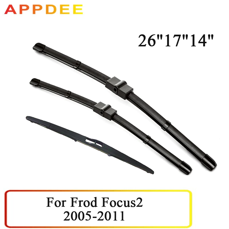 Комплект стеклоочистителей APPDEE для Ford Focus 2 передние и задние стеклоочистители