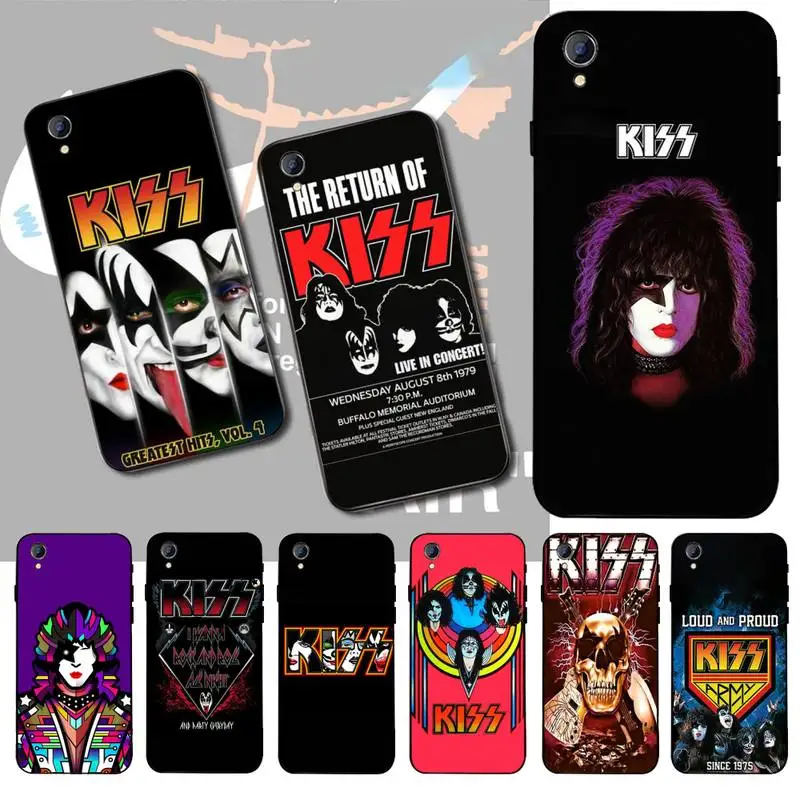 HPCHCJHM Kiss Band DIY Painted Bling Phone Case For Vivo Y91c Y17 Y51 Y67 Y55 Y93 Y81S Y19 V17 vivos5 | Мобильные телефоны и