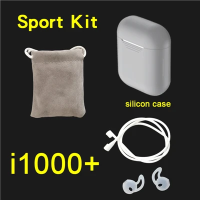 i10000 sport gray i1000 TWS-HighTechX Edition всплывающие окна 1:1 H1 чип умный датчик drahtlose lade super bass 1 Bestellung - Цвет: i10000 sport gray