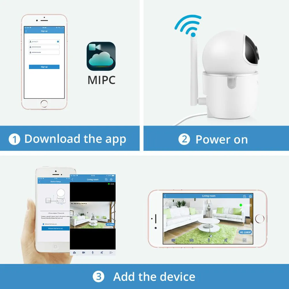 Ip-камера для домашней безопасности Wi-Fi беспроводная мини Сетевая камера