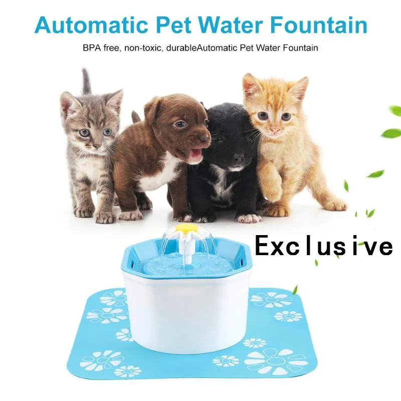 

Automatic Cat Water Fountain Electric Water Dispenser Drink Filter Pet Drinking Fountain Drinker