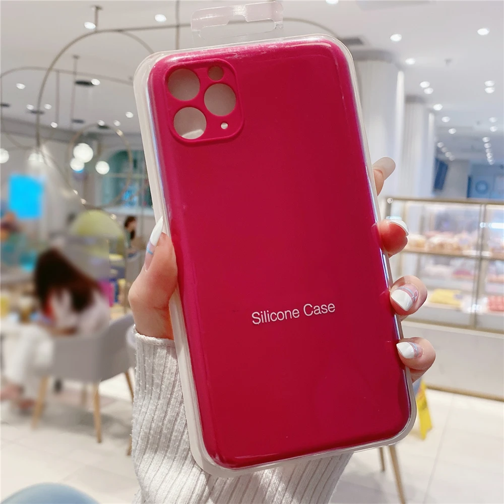 Official Soft Silicone Case For iPhone 11 Pro X XS MAX XR SE2020 Liquid Case on Apple iPhone 7 8 Plus Full Protective Camera Official Soft Silicone Case For iPhone 11 Pro X XS MAX XR SE2020 Liquid Case on Apple iPhone 7 8 Plus Full Protective Camera