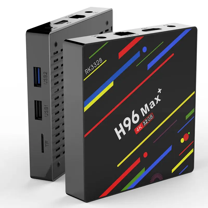 ТВ-приставка RISE-H96 Max Plus Android 8,1, 4 Гб ОЗУ, телеприставка Rk3328, четырехъядерный процессор 2,4G/5G, Wifi, 4 K, смарт-медиаплеер, H96 Pro Max