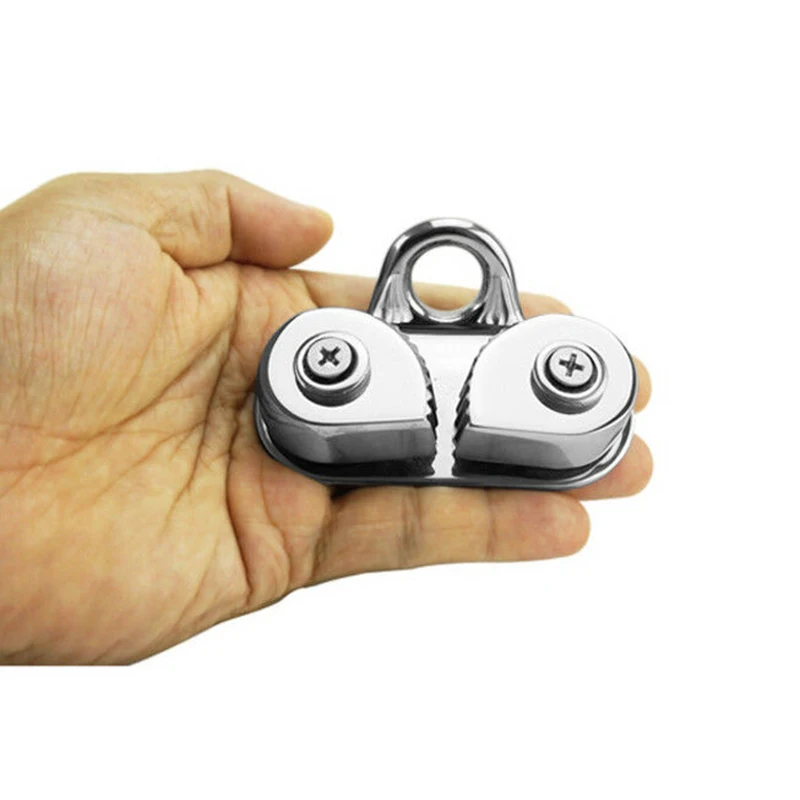 

Boat Marine 316 Stainless Steel Quick Entry Pulley Rope Clamp Cam Cleat Replace