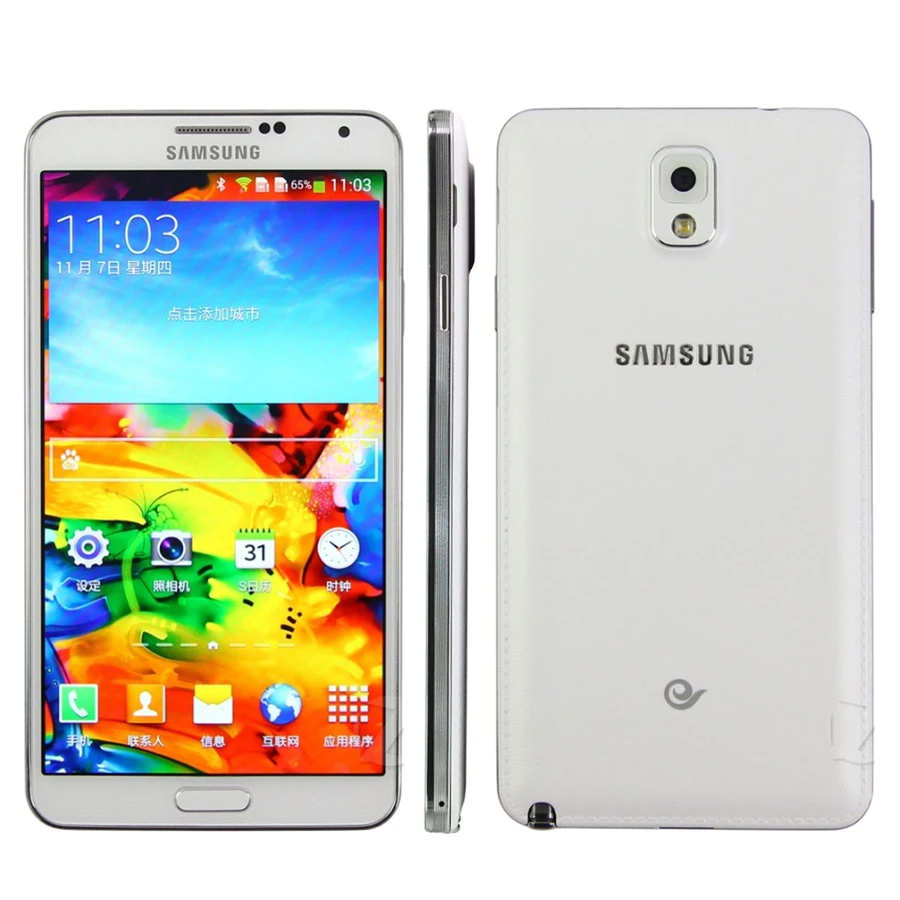 samsung Galaxy Note 3 N9005 4G LTE tмобильный телефон четырехъядерный 3 ГБ ОЗУ 16 ГБ 32 Гб ПЗУ LTE 4G 3200 мАч nfc-телефон на базе Android